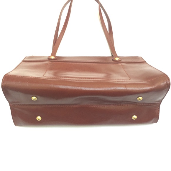 Hobo PALOMA leather baguette shoulder bag BROWN - Picture 5 of 7